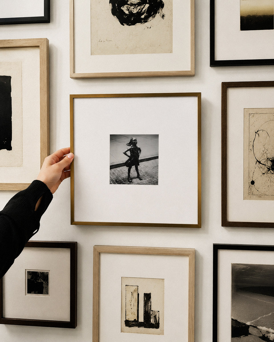 Framed Black & White Photograph