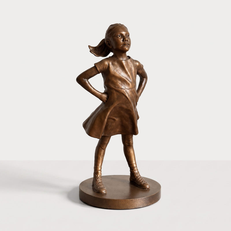 Collectible 9-Inch Bronze Statue