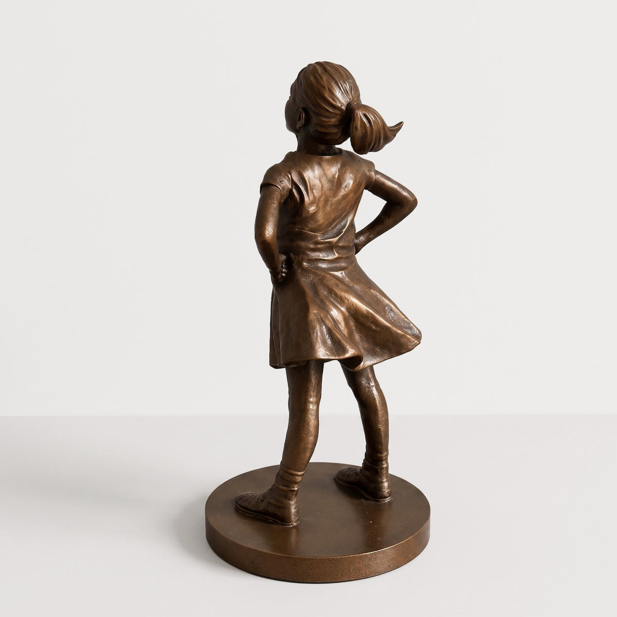 Collectible 9-Inch Bronze Statue
