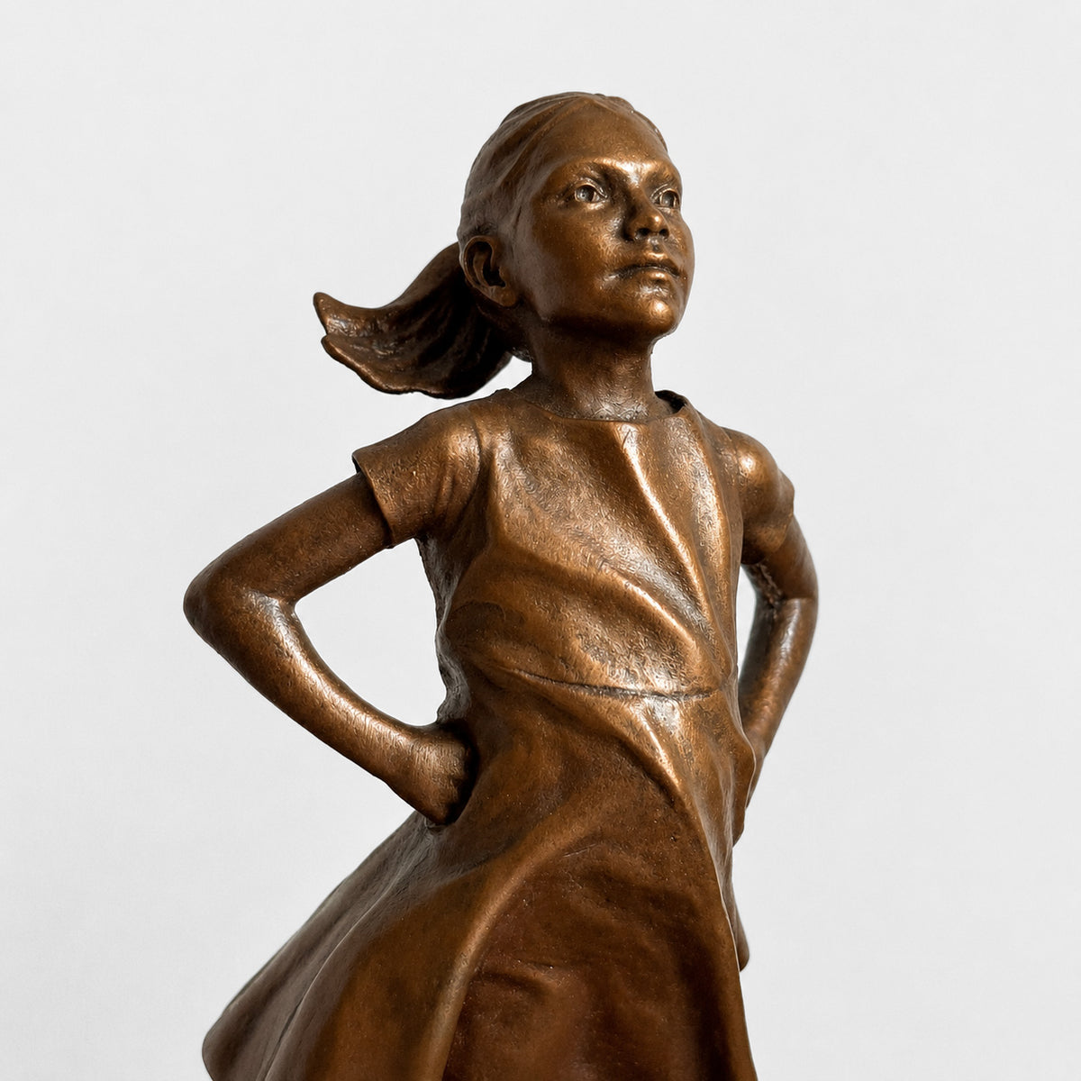Collectible 9-Inch Bronze Statue